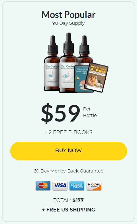 ZenCortex 3 $59/bottle